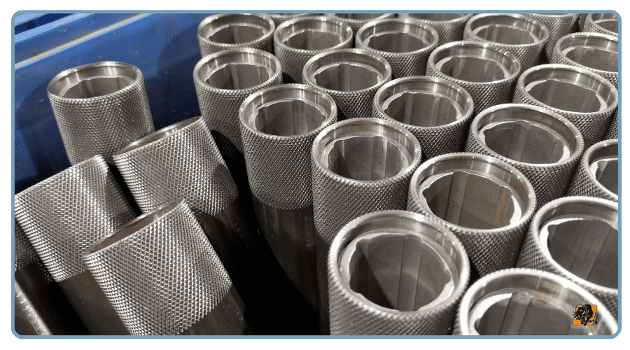 lathed metal 