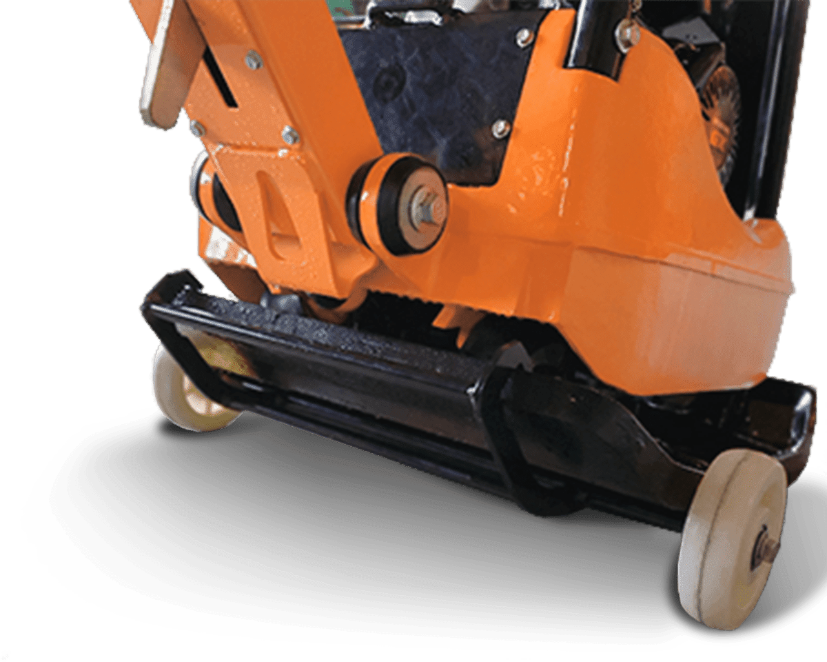 Reversible Plate Compactor Transport Wheels