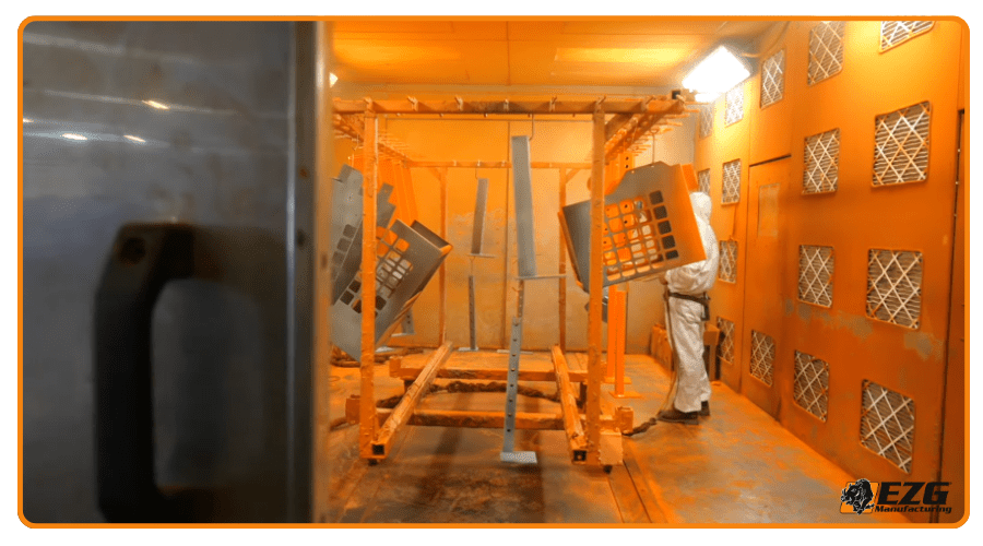 powder coating booth 