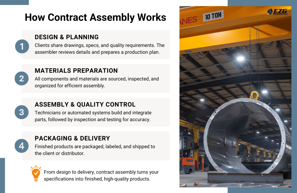 how contract assembly works infographic