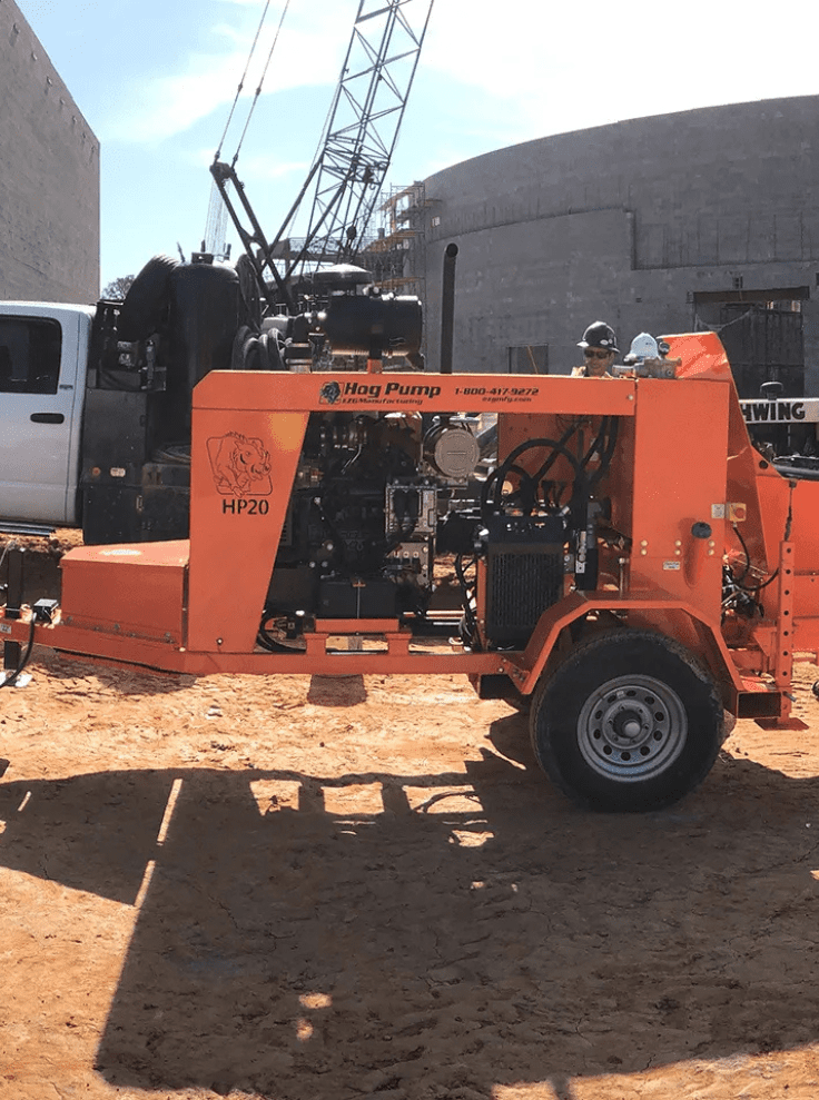 EZG towable concrete mixer