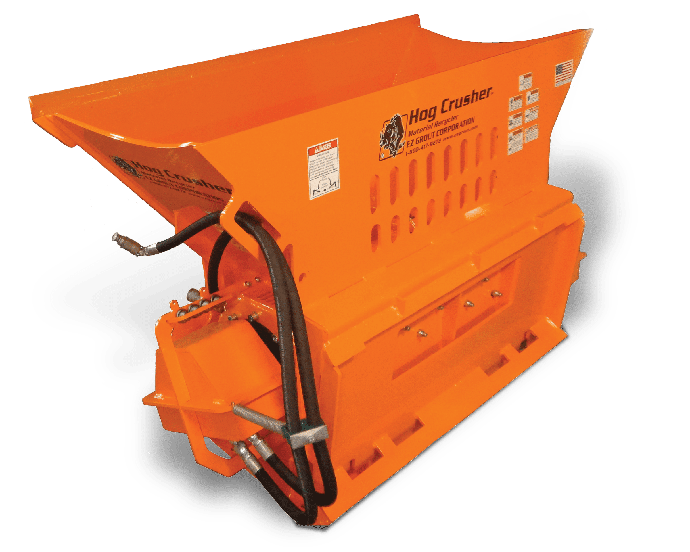 Hog Crusher Skid Steer-Mounted Concrete Crusher