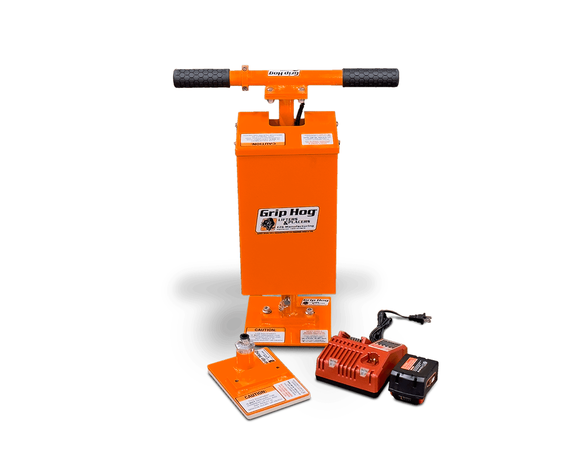 Grip Hog Paver Placer Battery-Powered Unit