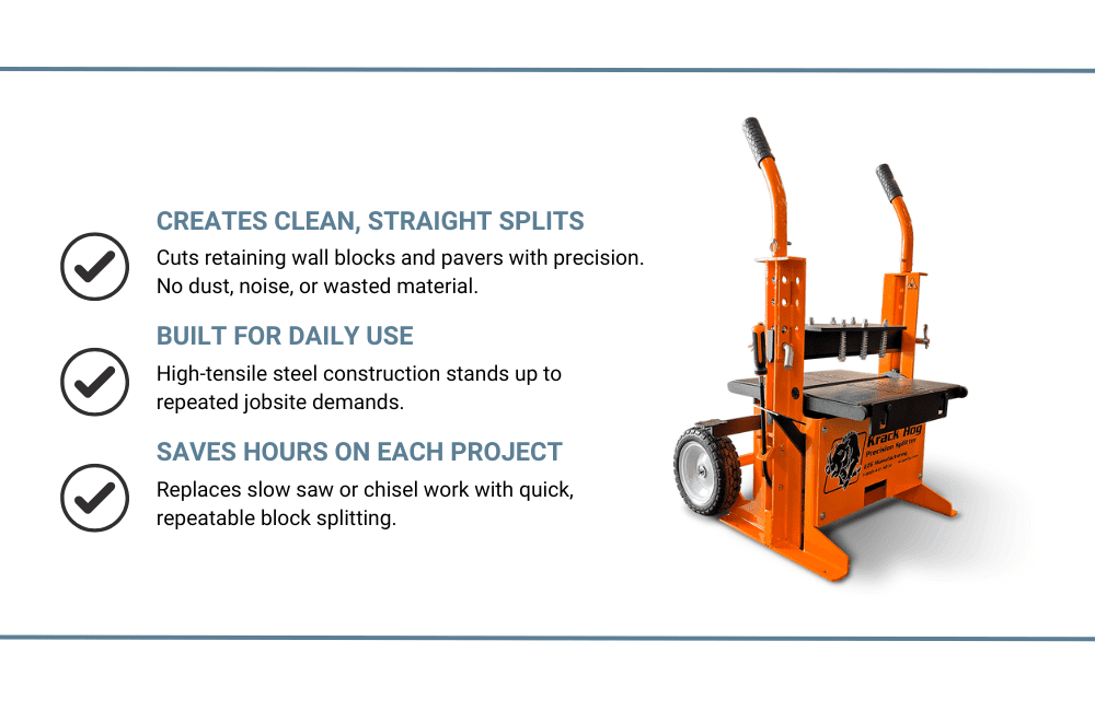 Krack hog precision splitter