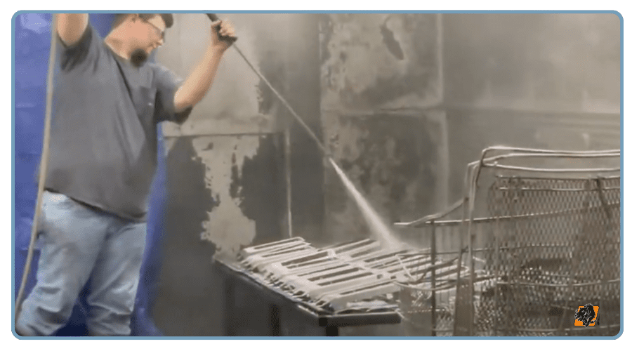 hosing down equipment