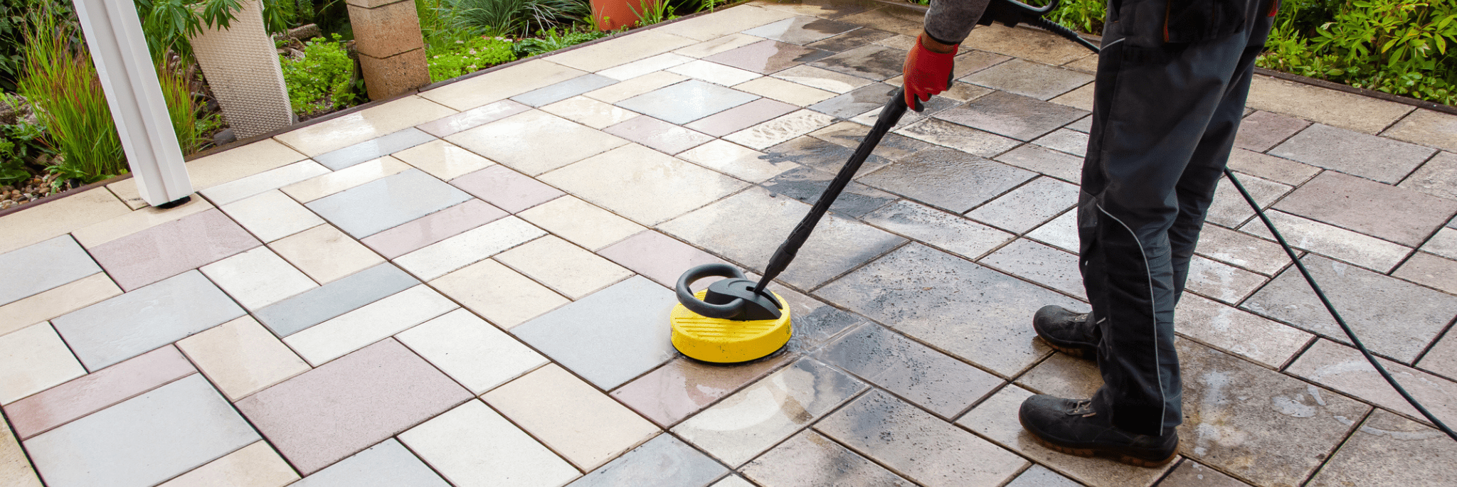 paver cleaning process