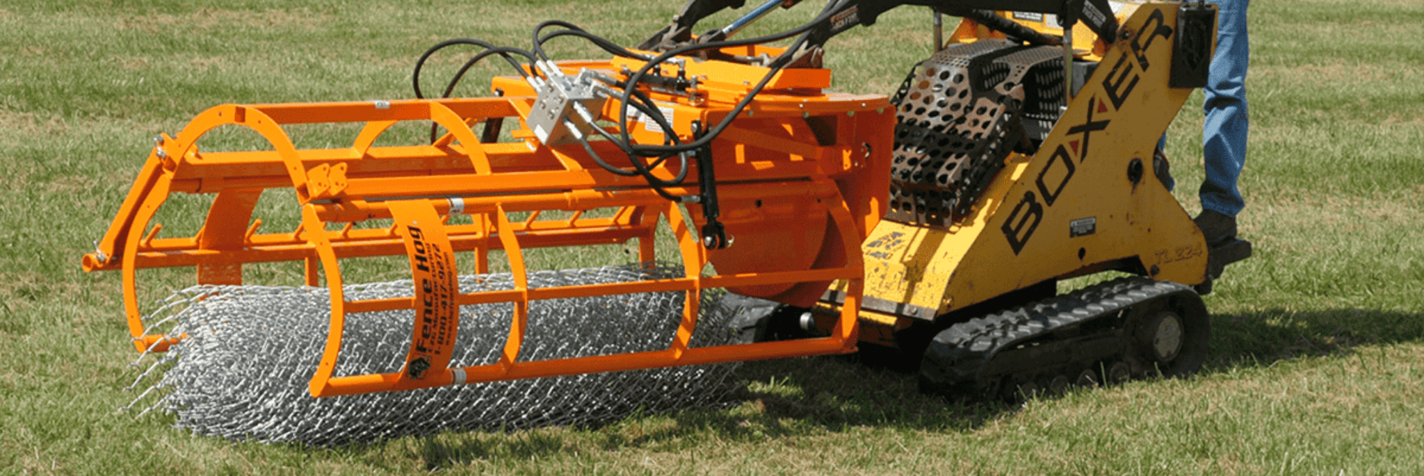 EZG chainlink fence dispenser